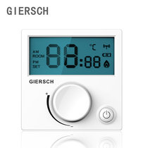 (Geez Temperature-controlled) wall-mounted furnace temperature controller wireless backlight thermostatic switch valve hydropower ground heating temperature control