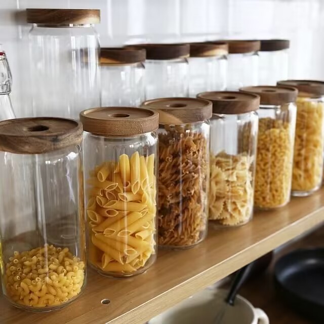 推荐sealed glass tea canister food container coffee storage - 图1