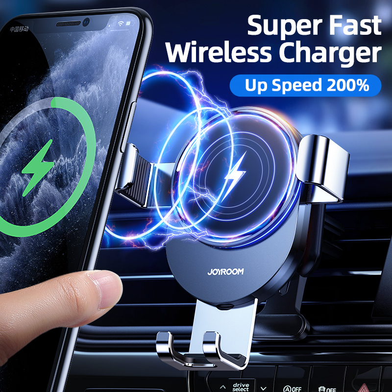 速发Joyroom 15W Wireless Charger Car Mount for Air Vent Moun - 图0