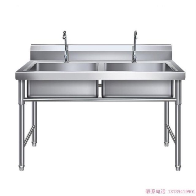 推荐Stainleszs steel sink canteen deep integrated V sink bow - 图3