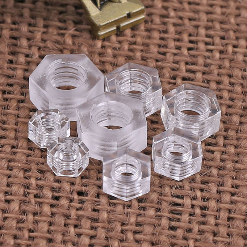 Gb6170 86 BRT spot plastic hexagon PC transparent Wnut / nut - 图3