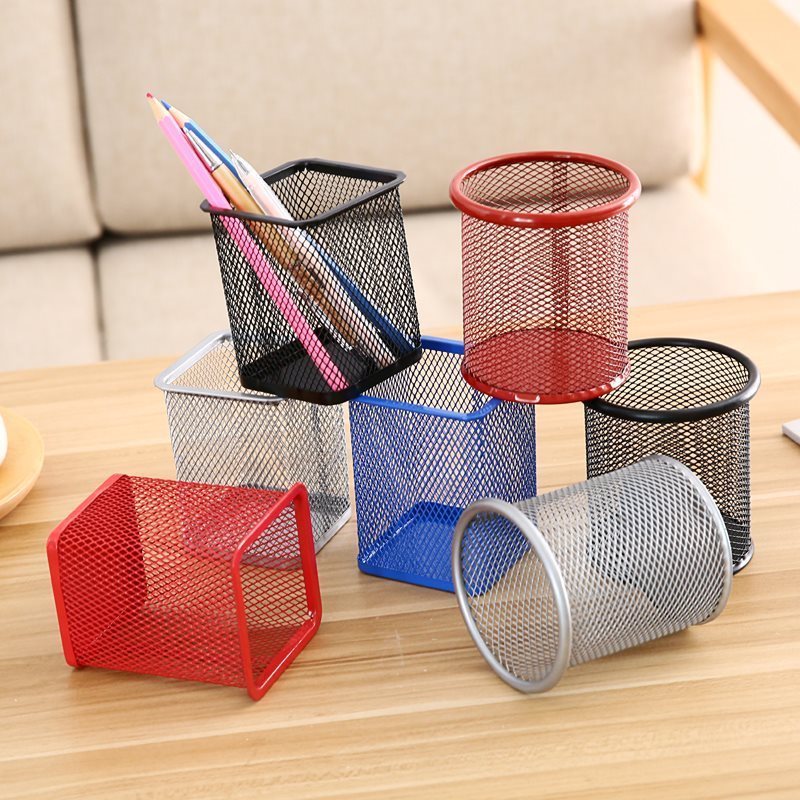 速发Circular grid pen holder student desk pen holder creativ - 图2