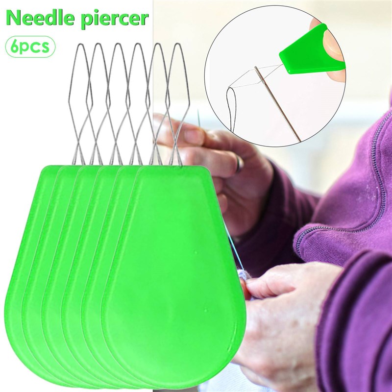 推荐6Pcs Needle Threader Stitch Insertion Tool for Sewing - 图0