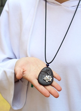 项链女韩版民族风配饰简约u长款毛衣链挂件学生森系复古个性装饰