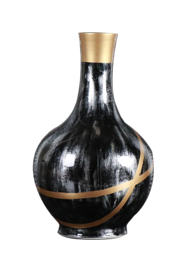 现代新中式创意软装陶瓷花器装饰摆件售楼部酒店T前台客厅玄关摆