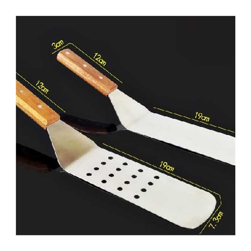 极速Stainless Steel Steak Fried Shovel Spatula Pizza peel - 图3