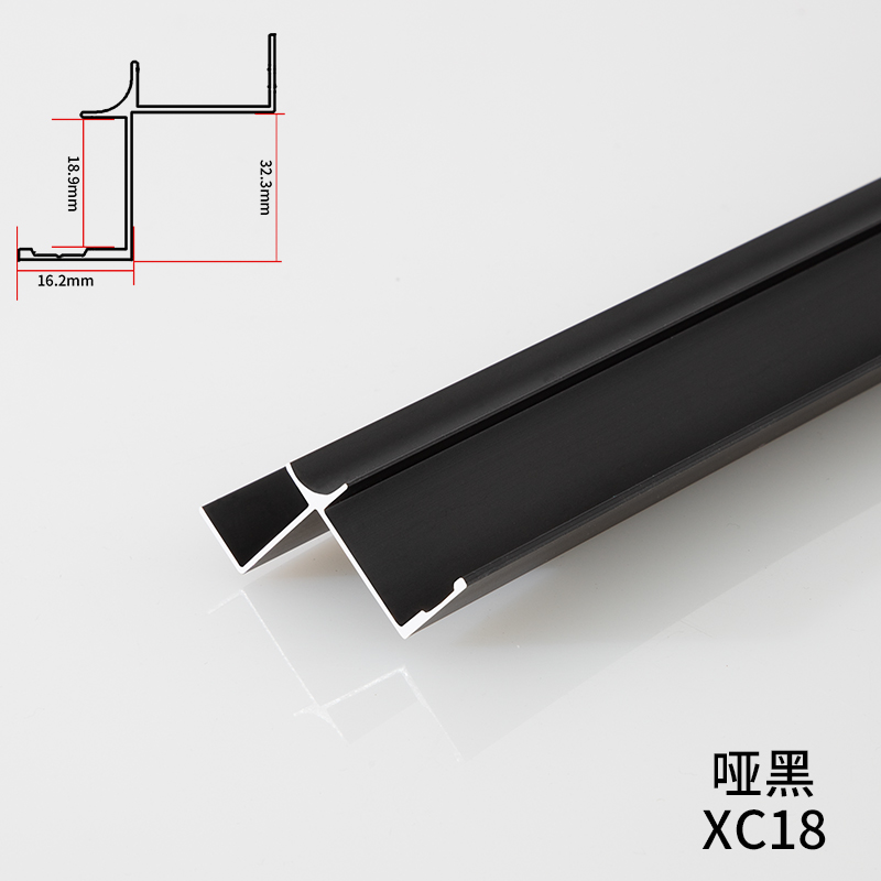 18厘护墙板收边条12mmt收口条木饰面金属线条扣条装饰阳铝合金阴