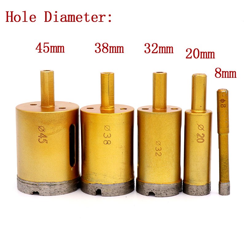 *1pcs 6mm-65mm Diamond Coated Drilling Bits Hole Opener SawH-图2