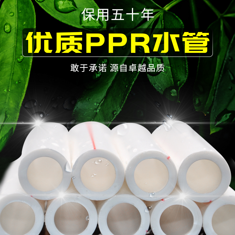 晟悦精品加厚家装PPR水管配件25冷热熔管4分20 1寸32自来管材包邮 - 图2