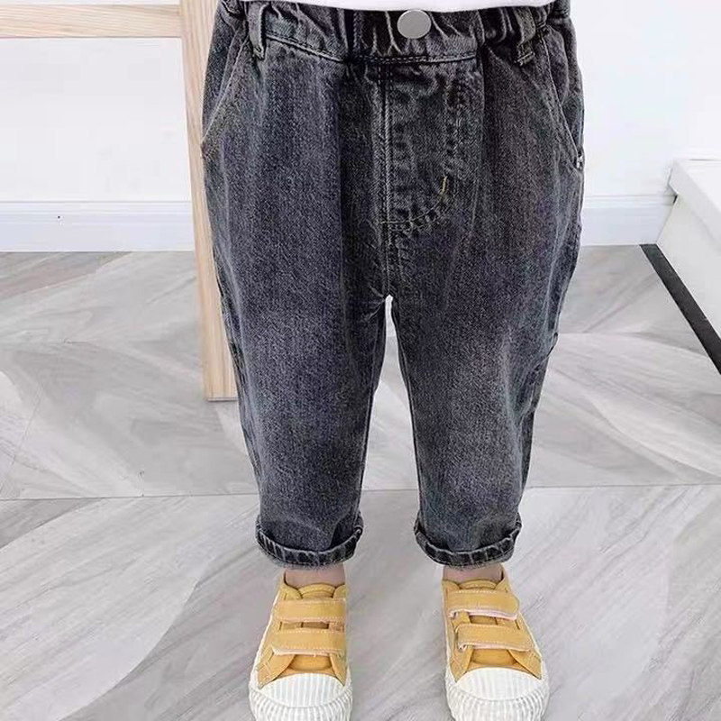 速发IENENS Boys Skinny Jeans Trousers Baby Toddler Denim Clo - 图2