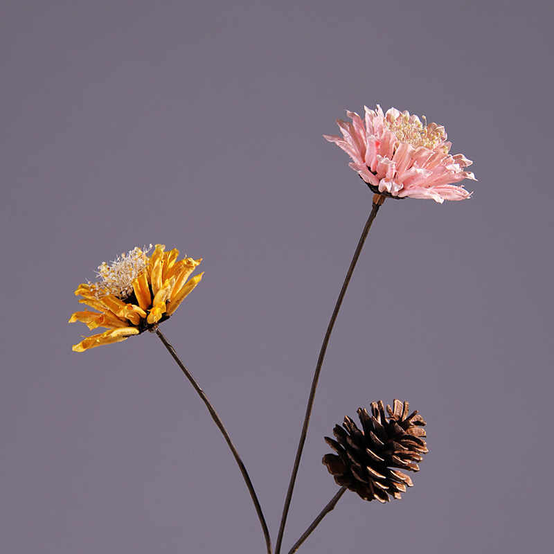 北欧风简约陶瓷花瓶摆件白色素烧干花花插家居装饰摆设 - 图0