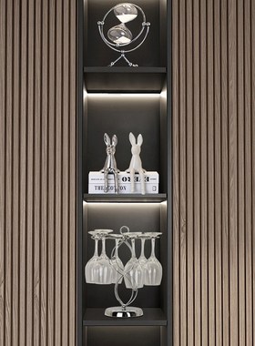 轻奢高档红酒杯架摆件家居饰品高脚杯餐厅餐边酒柜装饰品置物现货