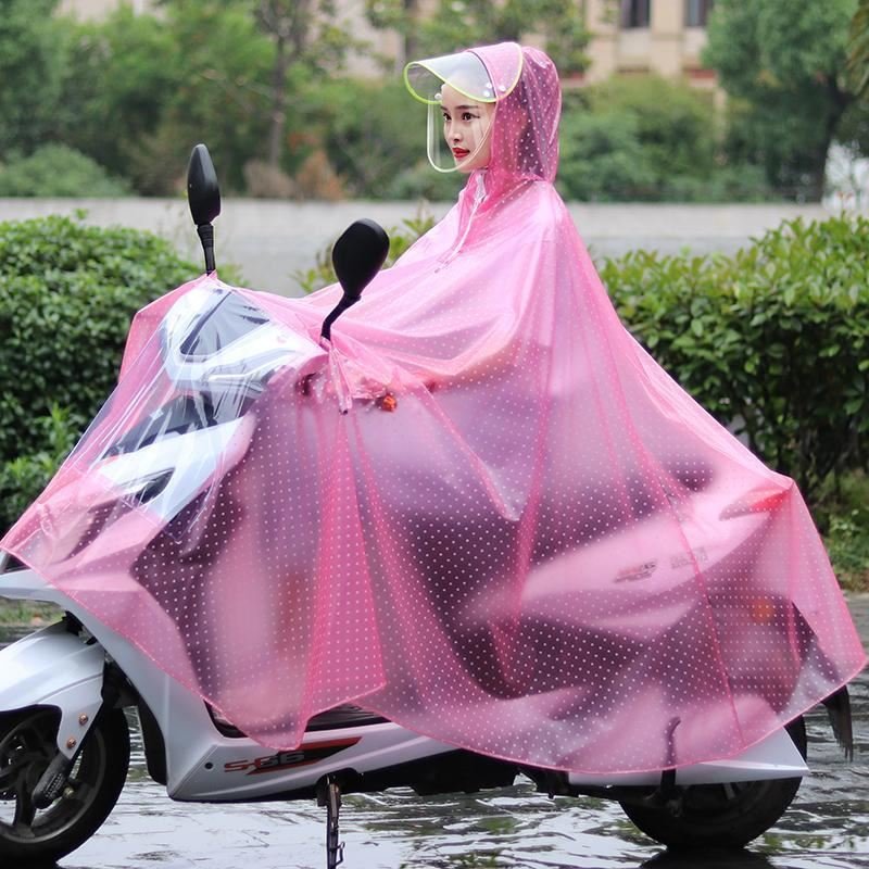 新品Adult raincoat electric motorcycle mjen's battery car wo - 图2