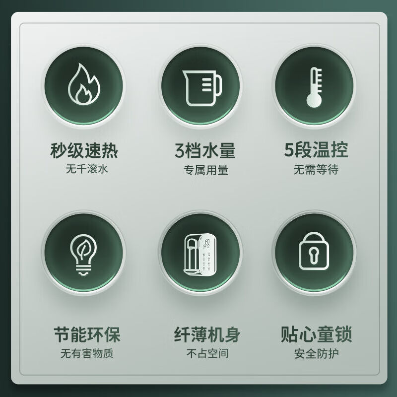 厂家易开得壁挂管线机家用厨房瞬热两用饮水机3种水量5段温控可搭 - 图1