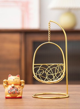 招财猫桌面工位摆件家居饰品玄关酒柜办公桌高级轻奢礼品生日现货