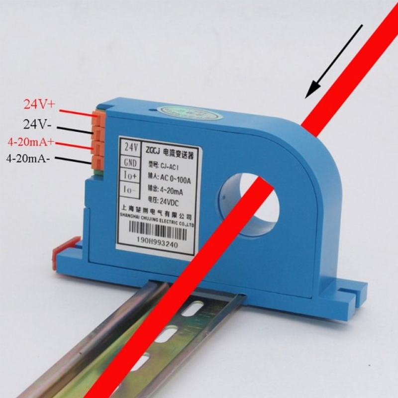 20A/30A/50A/100A/200A Single-phase AC Current TSransmitter M - 图1