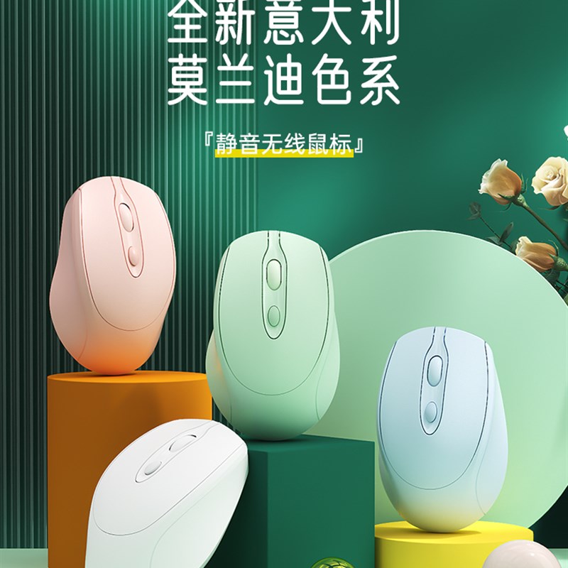 极速2.4g/Bluetooth mouse Wireless mouse Bluetooth mute char-图0