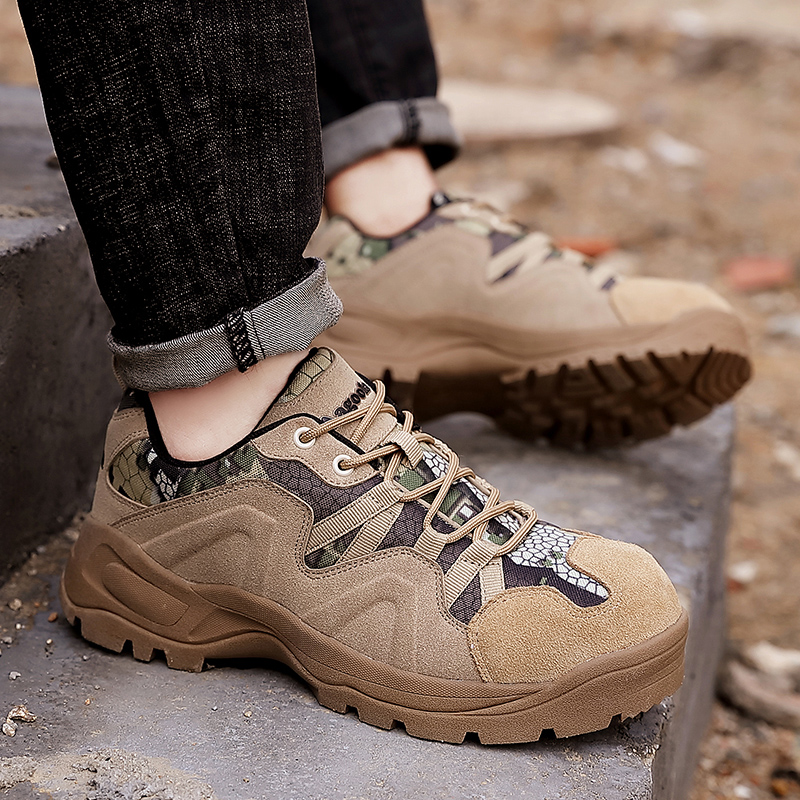 极速Men Steel Toe Work Safety Shoes Breathable Puncture Proo-图2