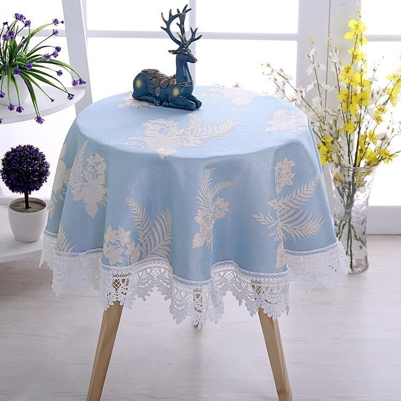 极速rural fresh round table cloth restaurant tablecloth tabl - 图3