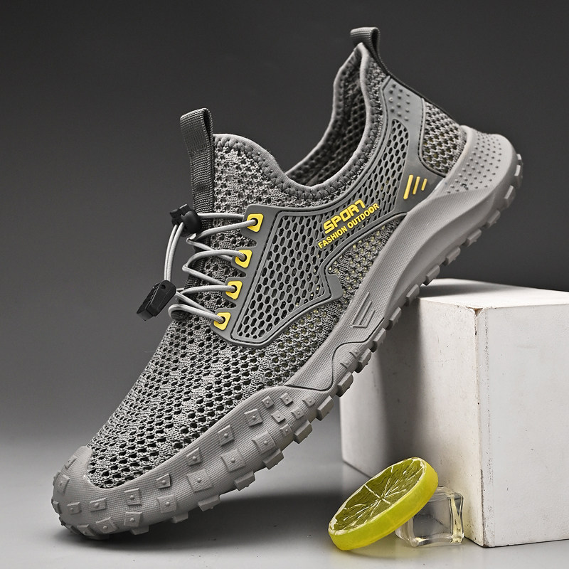 大码男鞋网面夏季网鞋男透气薄款镂空45户外休闲防滑登山运动鞋46,淘宝优惠券,粉丝福利购,淘宝优惠卷