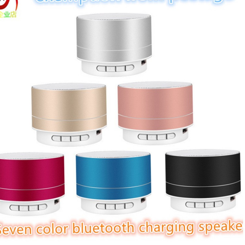 推荐Metal Bluetooth Audio SubwooFer Mini Wireless Speakers S - 图0