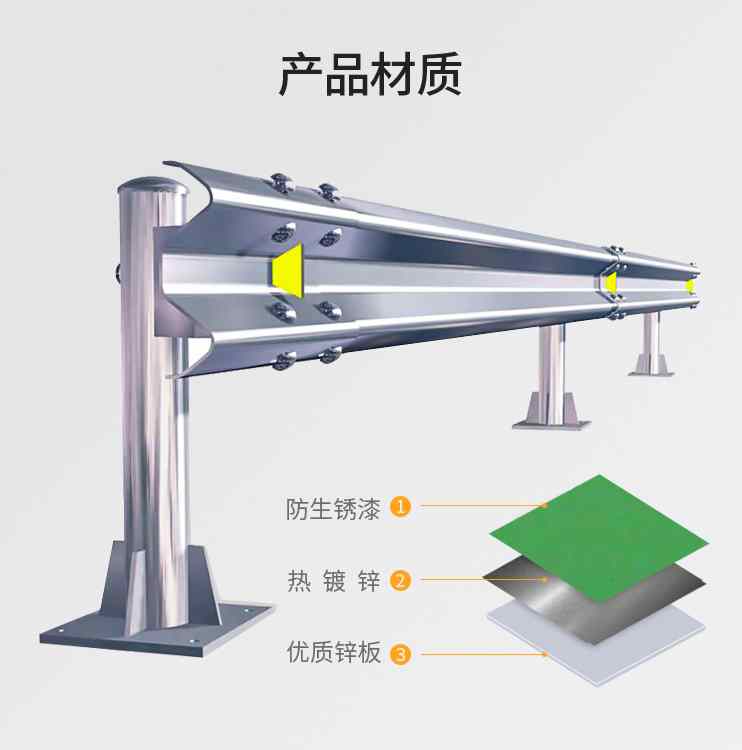 直销支路定波制形护q栏板高速公持防撞护栏板二波三波隔离 - 图2