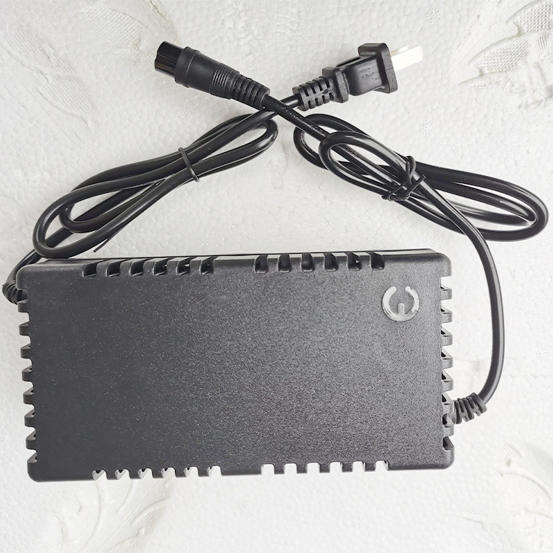 电瓶车充电器24v12ah36v48v三孔航空头滑板车小海豚电动车配件