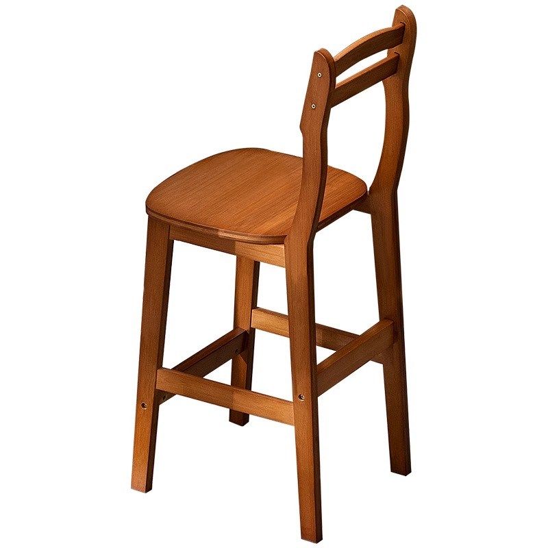 吧台椅高脚凳家用收银前台酒吧餐厅椅子客厅厨房实木现代简约靠背,淘宝优惠券,粉丝福利购,淘宝优惠卷