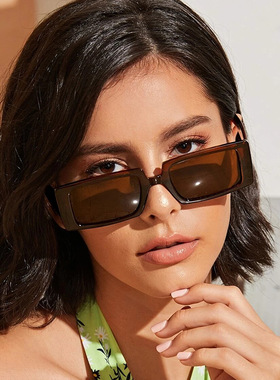 现货women's tranlsparent color personalized sunglasses glass