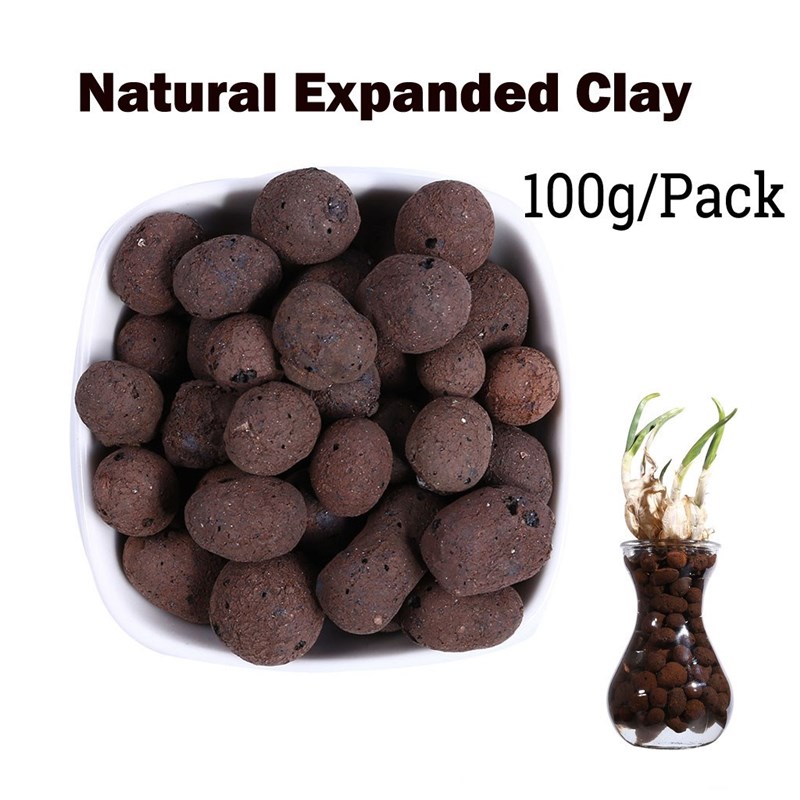 Organic Expanded Clay Pebbles Grow Media Orchids Hydroponics - 图0