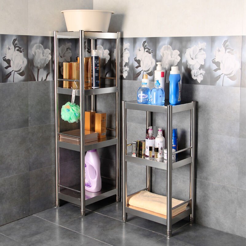 速发Bathroom rack stainless steeBl bathroom floor formula mu-图0