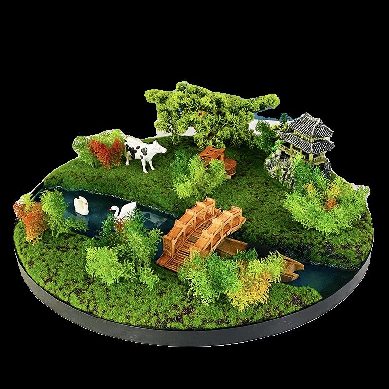 50cm酒店小圆桌中间装饰造景微景观假花摆件餐桌转盘摆花包间摆放,淘宝优惠券,粉丝福利购,淘宝优惠卷