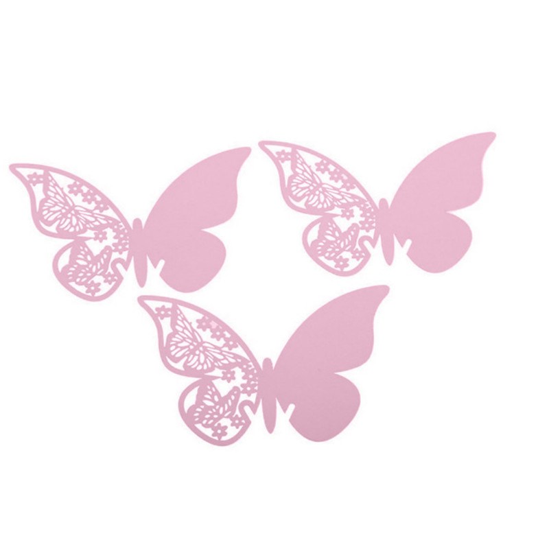 *50pcs/set Wholesale Wedding Supplies Butterfly Name Place C - 图0