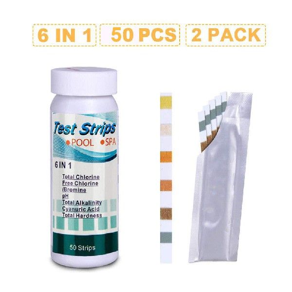 极速Chlorine Dip Test Strips Tub SPA Swimming Pool PH Tester - 图1