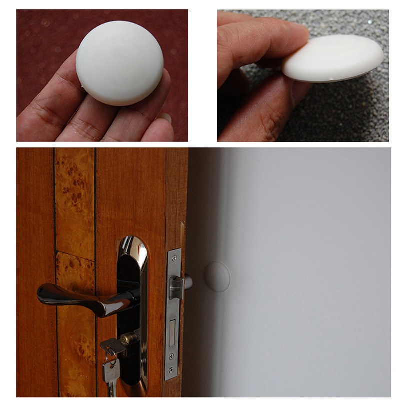 *10x Rubber Wall Protectors Buffer Self Adhesive Door Handle - 图1