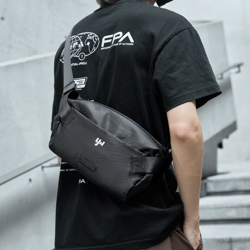 斜挎包男款单肩胸包男士运动休闲腰包轻便简约斜肩背包骑行随身女,淘宝优惠券,粉丝福利购,淘宝优惠卷