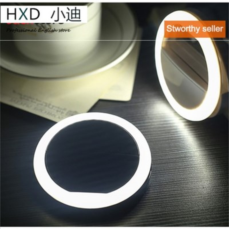 推荐Universal Selfie LED Ring Flash Light Portable Mobile Ph - 图1