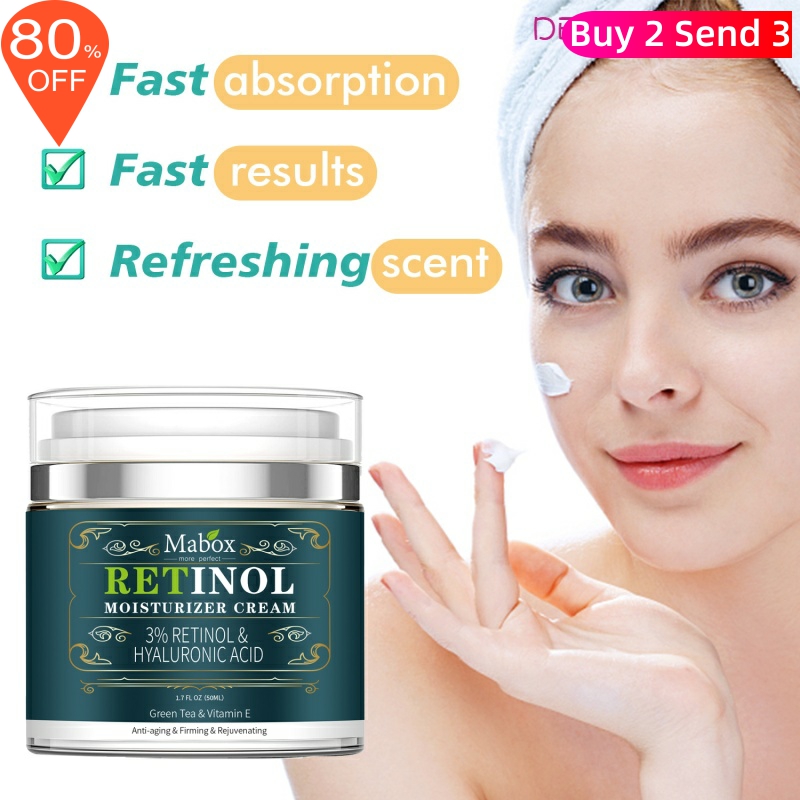 推荐视黄醇玻尿酸保湿霜Retinol Hyaluronic Acid Facial Moistur - 图0