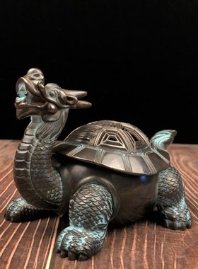 纯铜香炉摆件卧鹿貔貅龙龟熏炉檀香沉香禅S意室内创意装饰