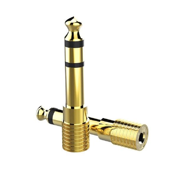 t/SETd Gold-PlaSed Durable 6.35mm 1/4CInch Jack Plug - 图2