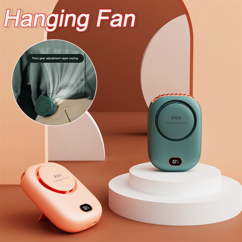 Portable Minii Hanging Neck Fan Bladeless Silent Summer Air-图0