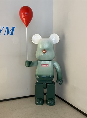 KAWS暴力熊积木熊客厅样板间售楼处乔迁落地软装公仔雕塑大摆件