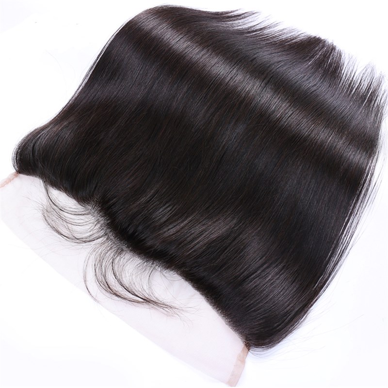 推荐13x4 HD Transparent Lace Frontal Closure Brazilian Strai - 图0