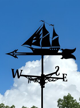 亚马逊热销金属风向标户外屋顶花园风G向指示器创意动物风铁艺装