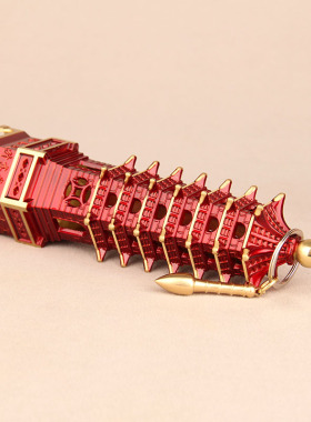 铜文昌塔七层九层摆件十三层y办公室书桌13层书房装饰工艺品