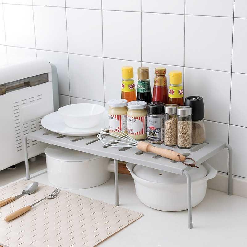 速发.Home kitchen rack Organizer Storage Shelf for spice bot - 图1