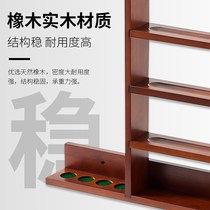 Billiard cue holder placement rack billiard rests with rod-holder wall-mounted billiards F-bar rack table golf club Solid Wood Club contained