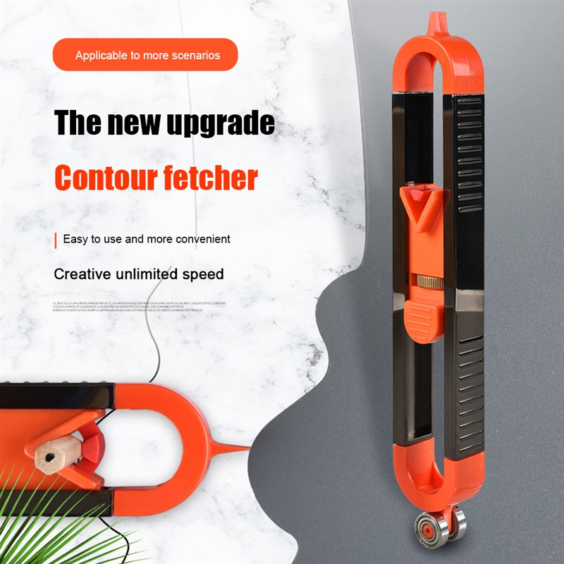 新品Profile Scribing Ruler Contour Gauge With Lock Adjustabl - 图0