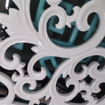 Eurostyle Style Solid Wood Screen Partition Xuan Guan Background Density Board Hollowed-out K Partition Flower Lattice floristic board relief