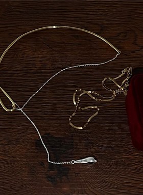 181主力款e日志封面湿毛精项链多佩戴方式瘦子美翻背心项链绝O1/1